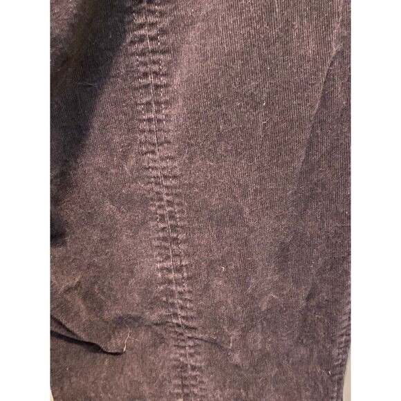 Robell Jeans Bella Women Sz 10 Black Corduroy Pull On Pants Preppy Dark Academia - Picture 5 of 8